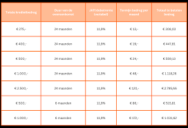 hoeveel kan ik lenen persoonlijke lening