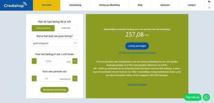 lening op afbetaling online