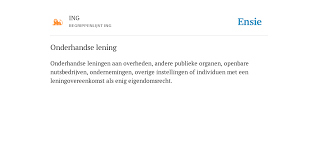 private lening